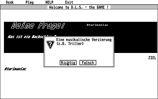 DLS - The Game atari screenshot